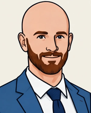 Retrato ilustrado de Joan Tarrida