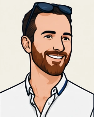 Retrato ilustrado de Marco Signaroli